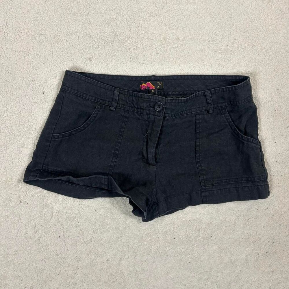 21 Black Mini Shorts